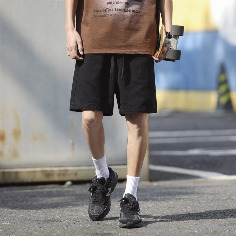 夏季新款直筒纯色净版水洗休闲工装短裤K2202/P50,男装牛仔裤,星座202