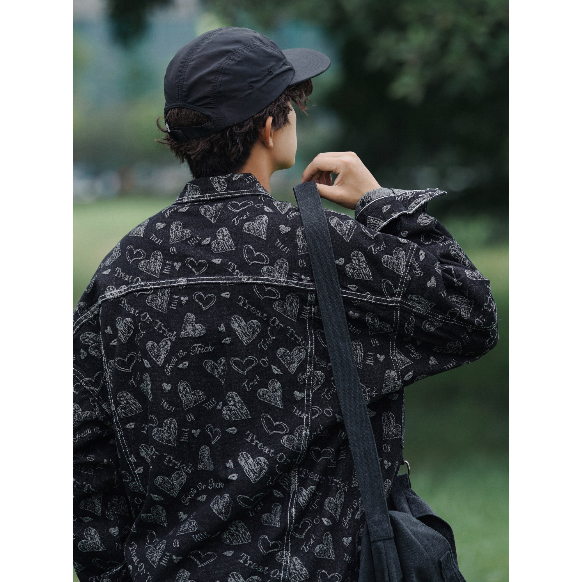 24款男士刺绣工装日系潮流休闲牛仔夹克外套2011/P90,男装夹克,星座202
