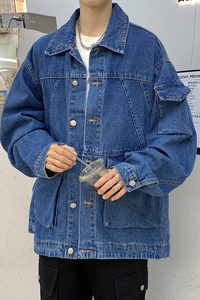 24款水洗牛仔工装情侣牛仔夹克 N11 /P98图片