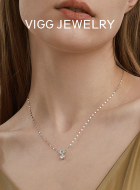VIGG糖心项链女高级小众s925纯银设计感2025年新款潮时尚轻奢配饰