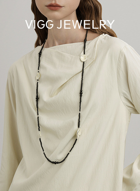 VIGG月影流转项链女轻奢高级感