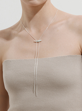 VIGG悬浮项链女小众设计2026年时尚高级感简约百搭配饰