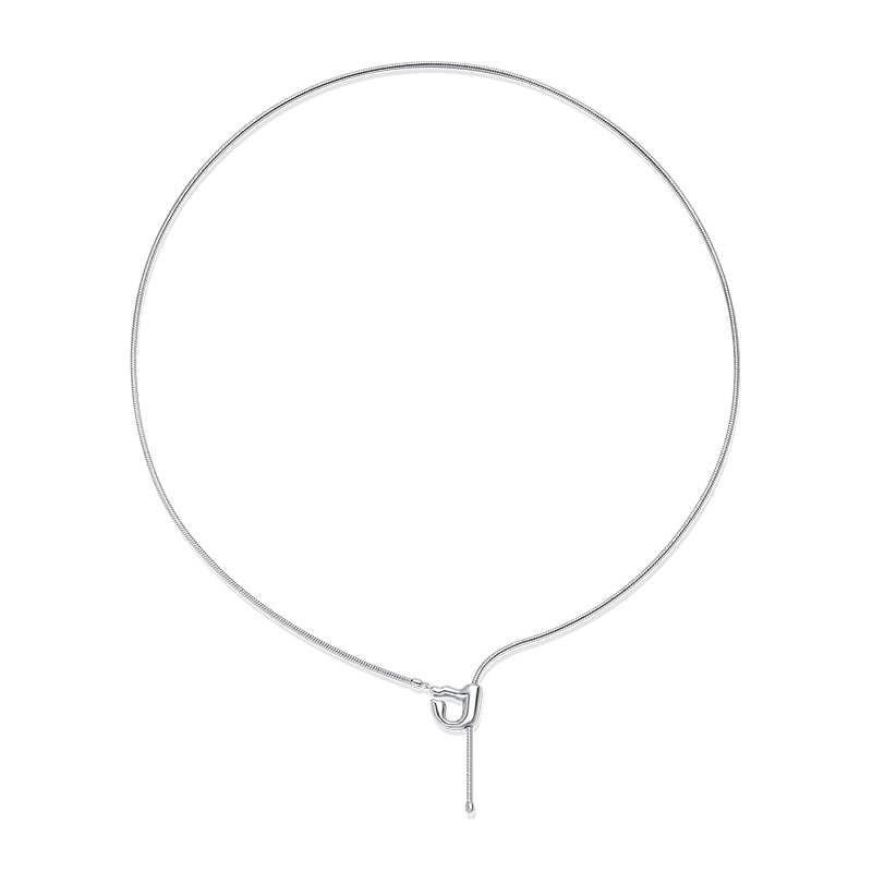 VIGG合金字母项链情侣项链