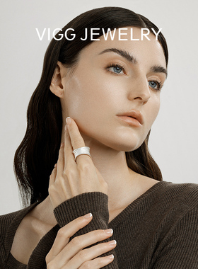 VIGG流沙开口戒指女小众设计