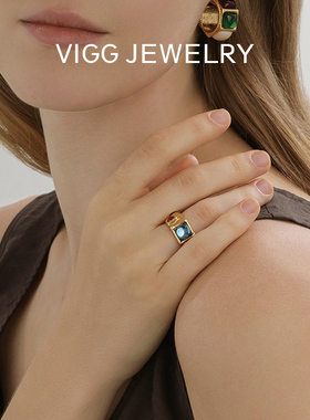 VIGG秋冬戒指女轻奢高级小众设计