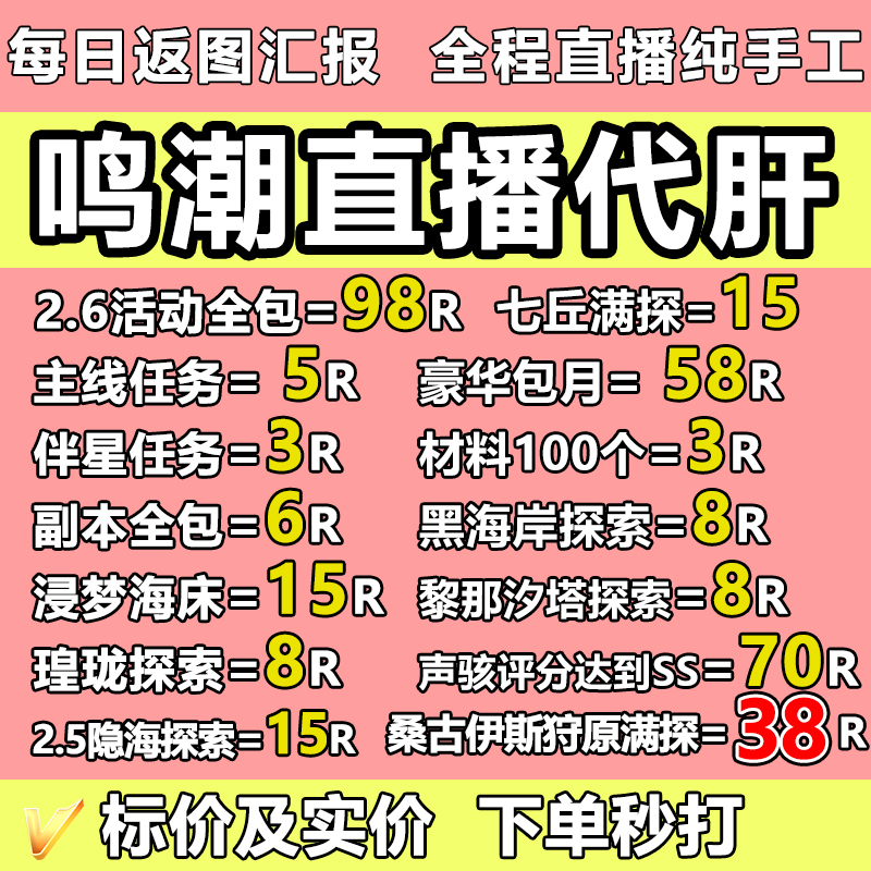 鸣潮代肝代练代打跑图探索度主线剧情活动声骸托管全收集宝箱调号