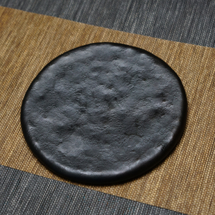 铜契紫铜壶承铜壶托壶垫干泡台锤纹麻纹茶盘茶台茶席手工制作新款