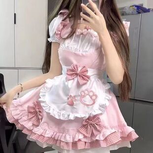 可爱女仆装软妹cos猫咪服lolita连衣裙洛丽塔女佣套装日系二次元