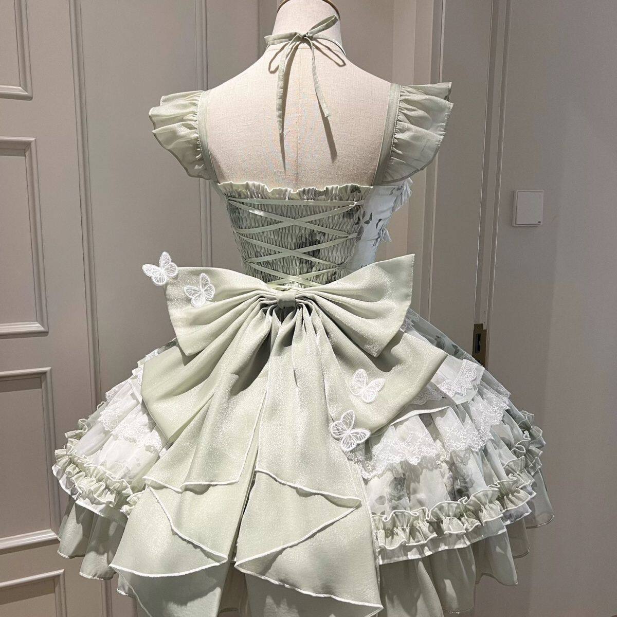 花期之约 原创lolita裙绝美生日裙礼服洛丽塔公主短裙日常洋装