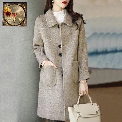 加厚女中长款外套韩版小个子2025