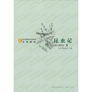昆虫记 名师解读 法 法布尔 崇文书局 部分地区2本 著 包邮
