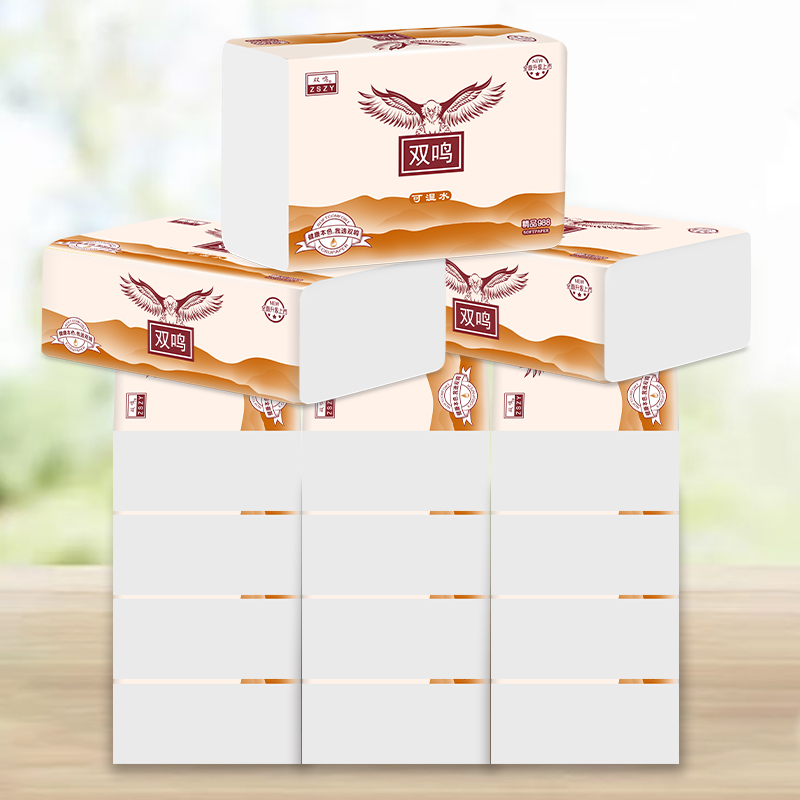 雙鳴平板壓花柔軟衛生紙