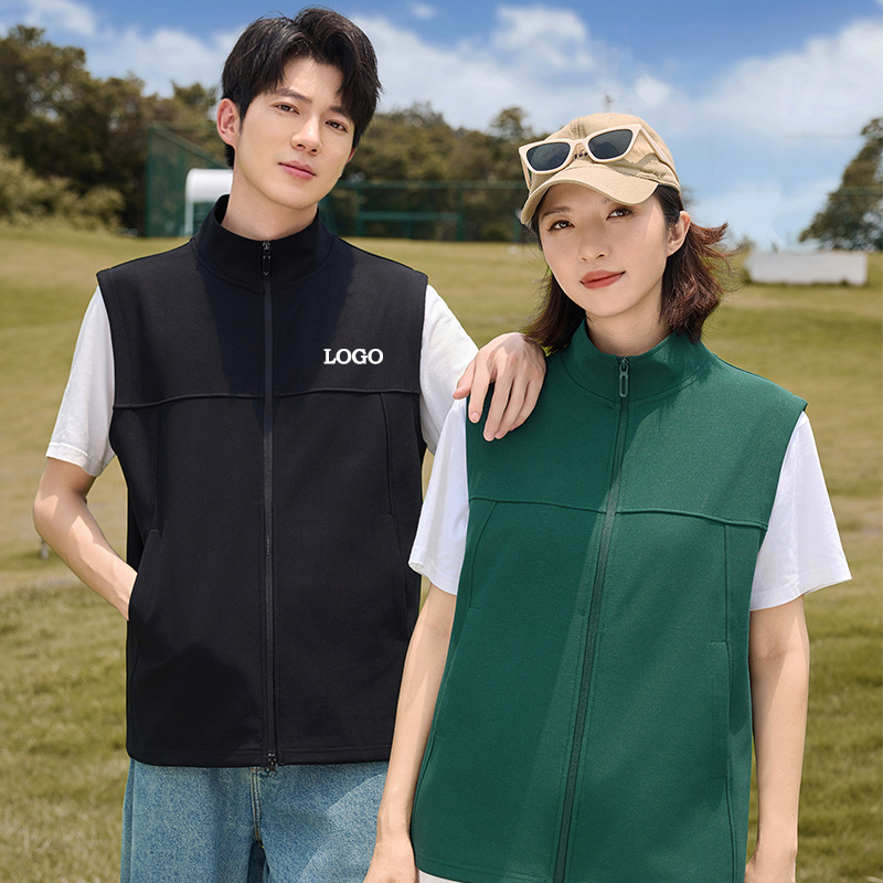 冲锋衣软壳马甲工作服定印制logo防水户外志愿者春秋男女工装背心