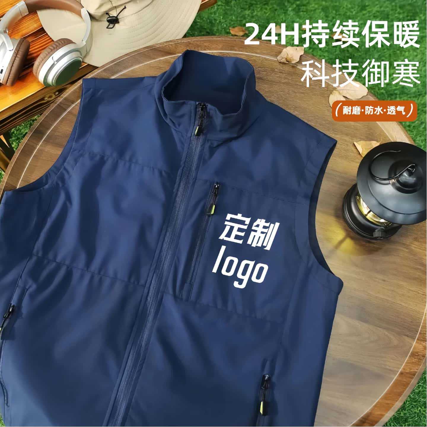 户外马甲定制工作服印lo