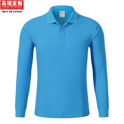 长袖t恤工作服团体polo衫定制