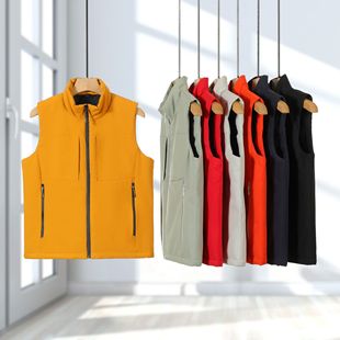 新款羽绒棉马甲定制工作服印字logo企业户外活动宣传背心加厚外套