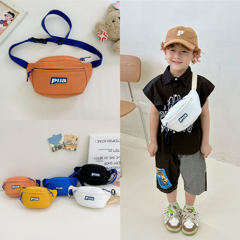 新款儿童单肩包男女孩宝宝童趣潮流斜挎包可爱纯色大容量休闲腰包,箱包皮具/热销女包/男包,胸包,淘宝优惠券,粉丝福利购,淘宝优惠卷