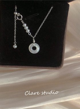 平安喜乐原创设计天然银项链