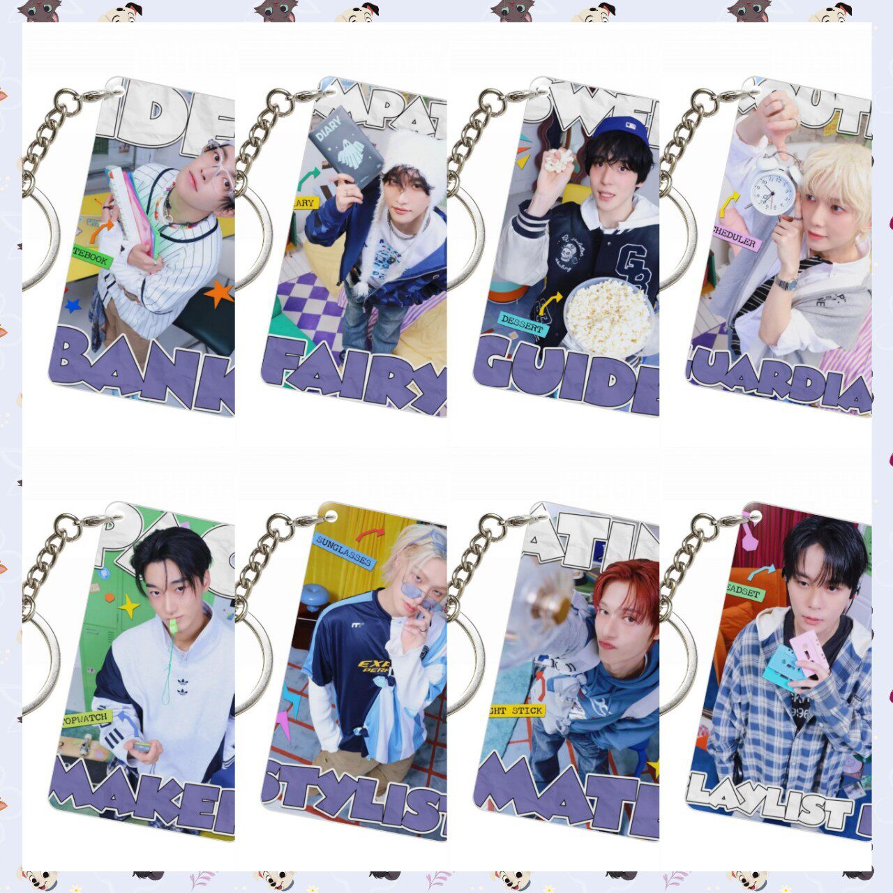 26年 ateez新款亚克力钥匙扣包挂件明星周边图片