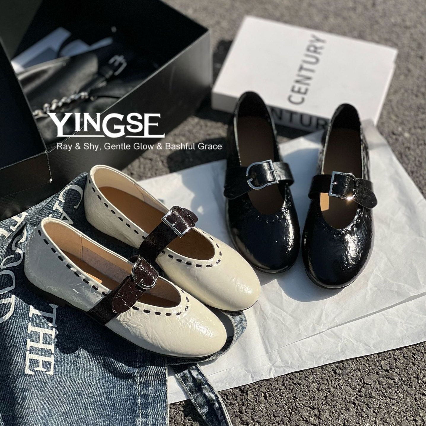 欧洲站2026春季新款时尚平底舒适芭蕾舞鞋女百搭休闲玛丽珍鞋潮,女鞋,时尚芭蕾鞋,淘宝优惠券,粉丝福利购,淘宝优惠卷