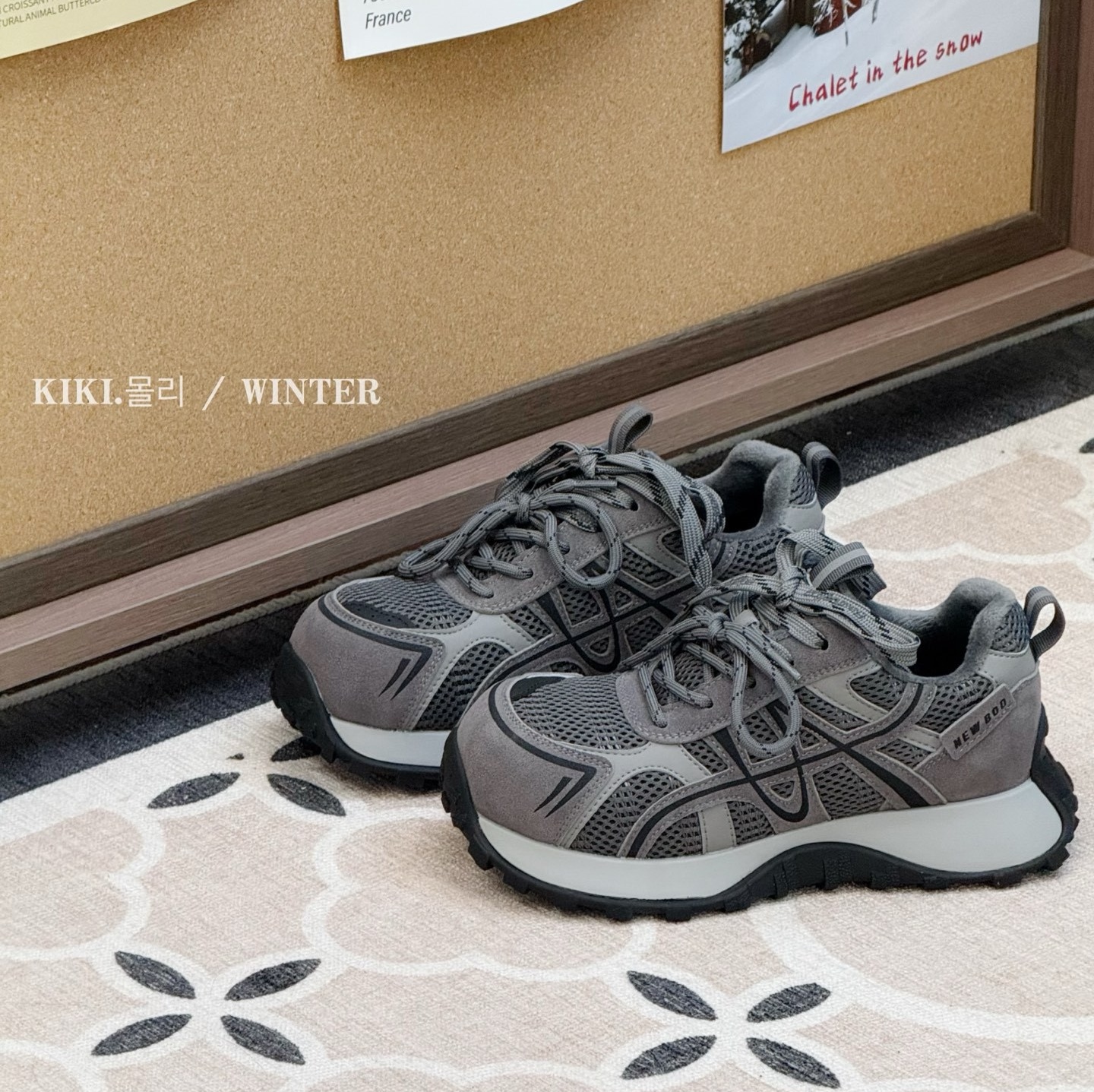 欧洲站2025冬季新款时尚厚底加绒老爹鞋女百搭休闲运动鞋保暖棉鞋