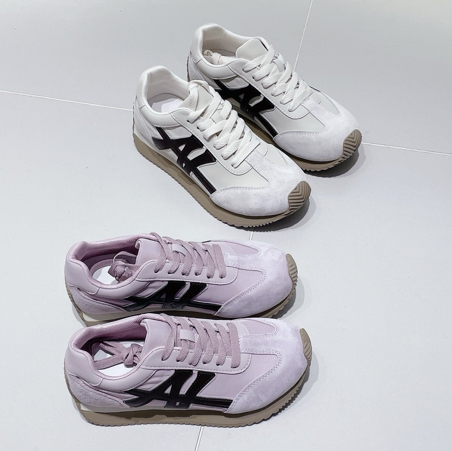 欧洲站2026春季新款时尚舒适轻便德训鞋女百搭运动板鞋小白鞋,女鞋,德训鞋,淘宝优惠券,粉丝福利购,淘宝优惠卷