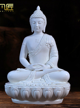 德化白瓷泰国东南亚风雕塑艺术品