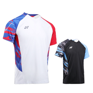 正品YONEX尤尼克斯羽毛球服男款女大赛服T恤短裤裙套装yy