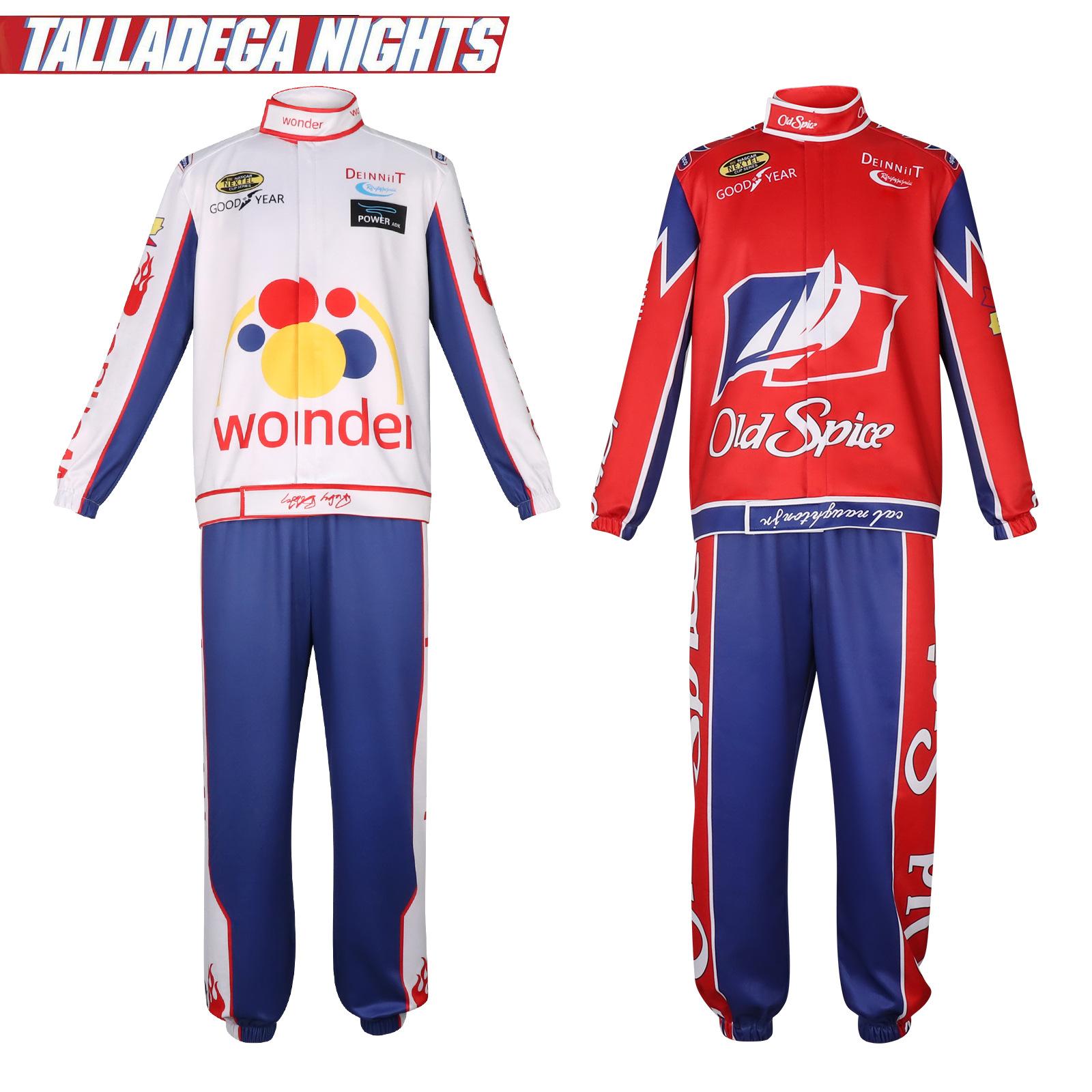 Ricky Bobby赛车服cos服成人塔拉德加之夜cosplay角色扮演骑行服