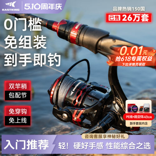 卡斯丁钢铁骑士路亚套装入门免组