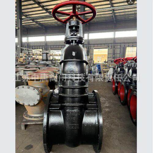 Z45T-10暗杆手动法兰闸阀 水厂水务阀门 HT200材质 铜芯契式闸阀