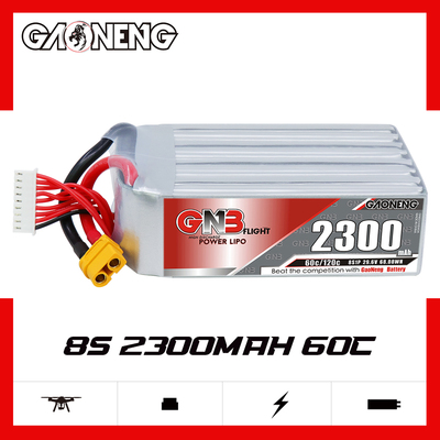 GNB高能2300mAh 8S 29.6V 60C FPV遥控穿越机聚合物锂电池RC航模