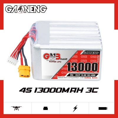 GNB高能13000mAh 4S2P 14.8V 3C HDZERO SKYZONE O4X PRO锂电池RC