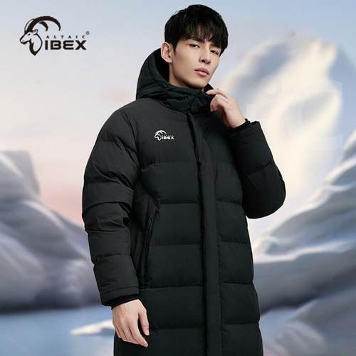 岩羚新款棉服冬季长款外套加厚