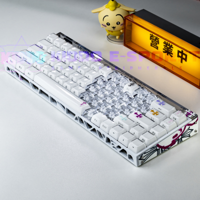 小蜜蜂made68Ultra+客制化改装键盘Loho68铝壳改装键盘克罗心键盘