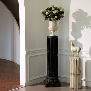 形上法式中古风摆件古希腊雕塑别墅酒店大堂罗马柱落地装置