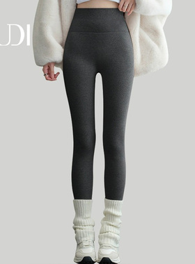 露迪尚品女士螺纹打底裤保暖裤加厚300g-LDM257061