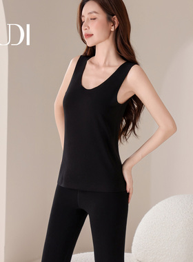露迪尚品女士保暖背心双面磨毛舒适柔软LDP257011