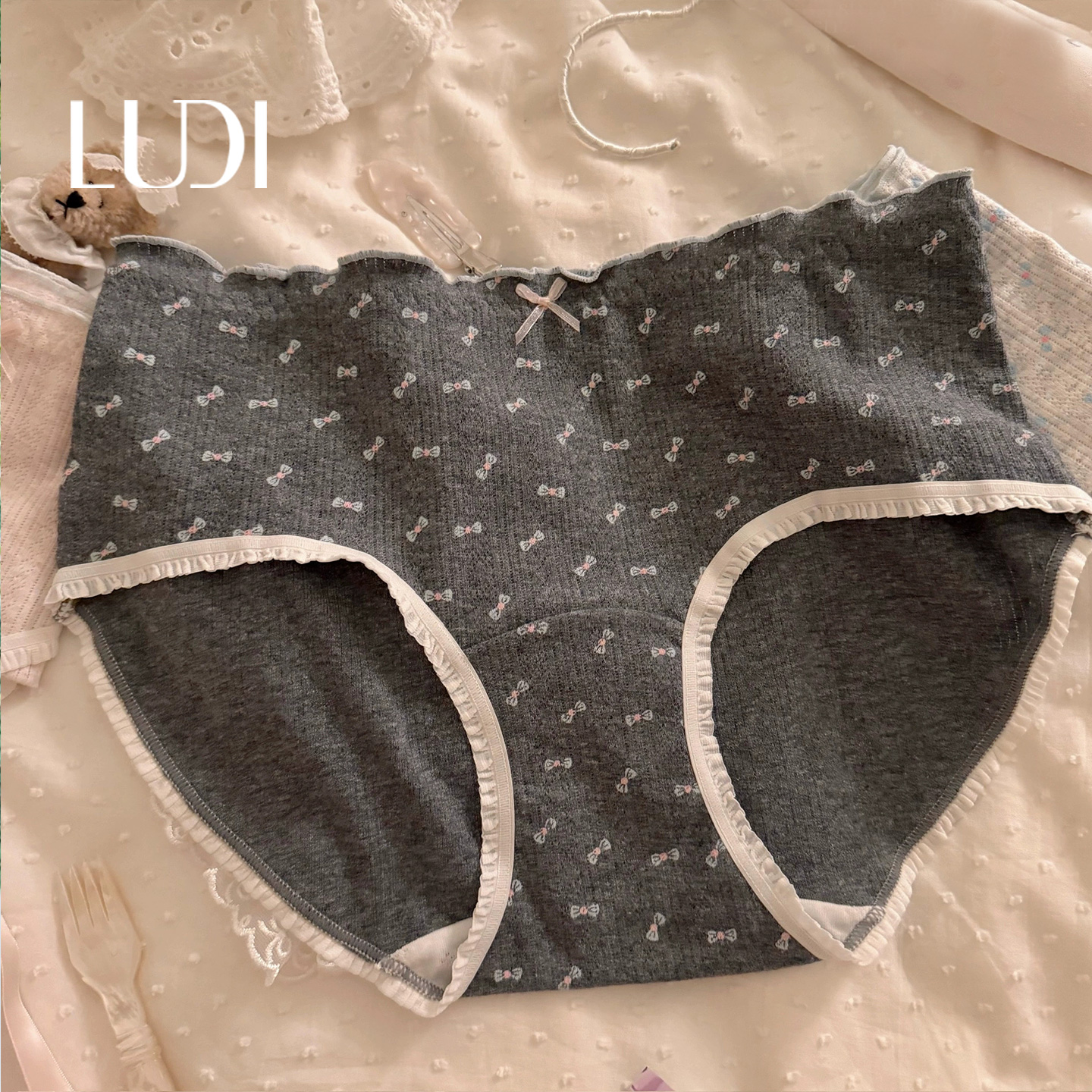 露迪尚品高腰平角内裤舒适透气