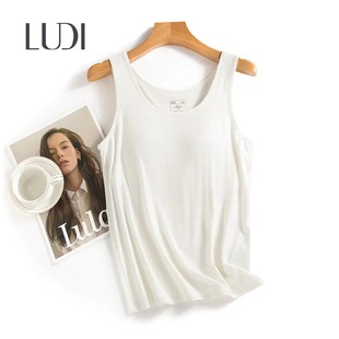 露迪尚品女士背心带胸垫有痕内搭薄款修身百搭打底LDP300011-13