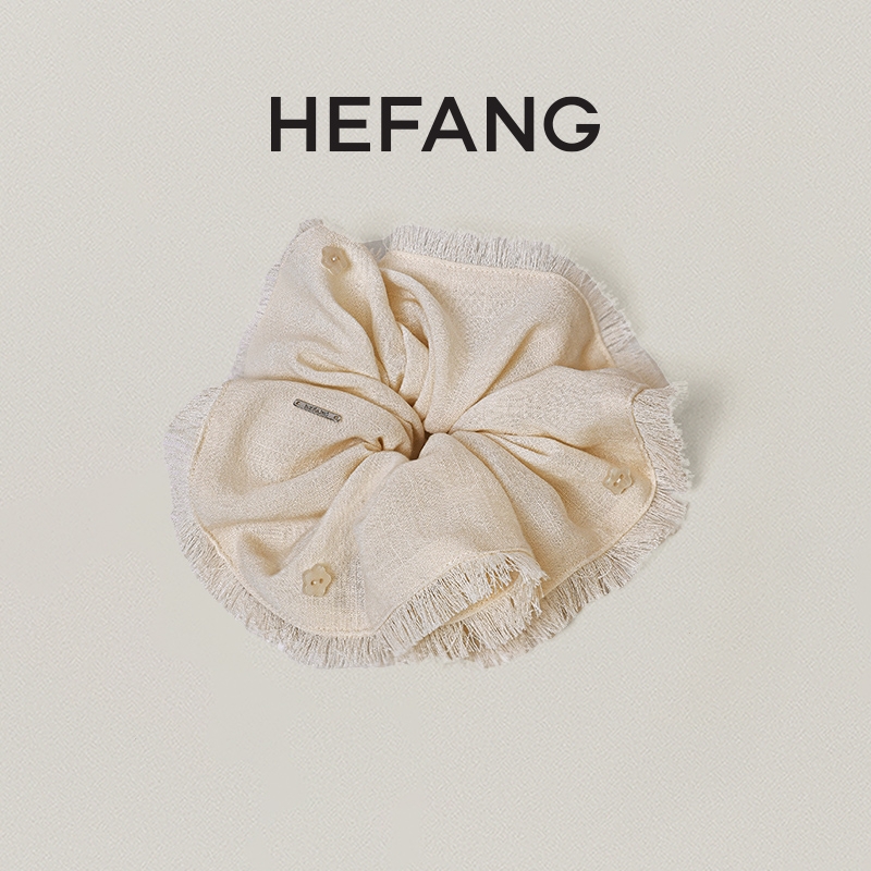 HEFANG何方珠宝法式流苏发圈