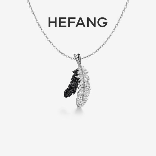 HEFANG何方珠宝双生爱翼项链