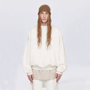 ESSENTIALS复线运动休闲云系列圆领云舞白卫衣FOG情侣简约上衣潮