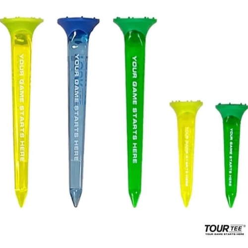 Tour Tee进口透明高尔夫球TEE长80mm短45mm耐打塑料球托座发球钉
