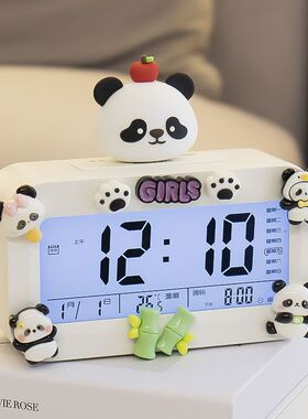 闹钟学生专用起床神器桌面钟表初中生儿童2026新款女男孩电子时钟