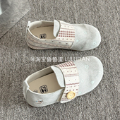 休闲可踩两穿慵懒风女鞋 鲁鲁蛋 春季 女2026新款 懒人一脚蹬勃肯鞋