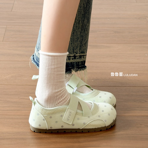 鲁鲁蛋夏季玛丽珍女鞋2026法式绝美小单鞋配裙子的鞋子百搭休闲鞋
