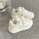 鲁鲁蛋 冬季厚底小白鞋女款2025新款板鞋子女鞋百搭面包鞋二棉鞋