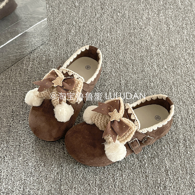 鲁鲁蛋 全包勃肯鞋厚底鞋女2025新款爆款秋冬女鞋学生百搭小白鞋