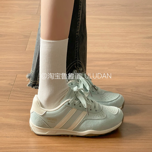 鲁鲁蛋春季厚底小白鞋女款2026新款韩系板鞋子女鞋百搭学生休闲鞋